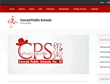 Tablet Screenshot of conradschools.org